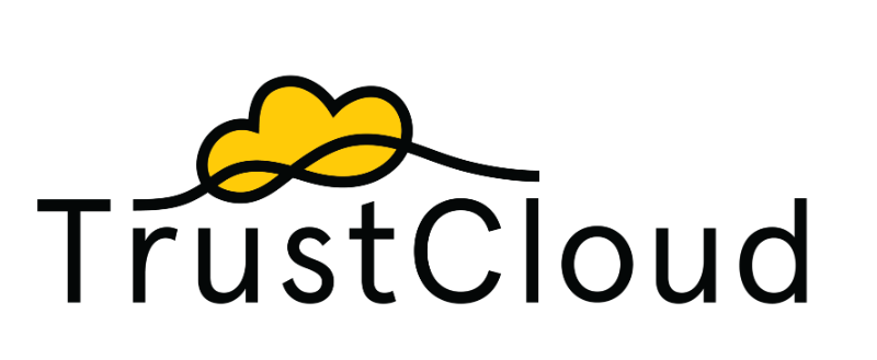 TrustCloud Logo - Yellow Cloud
